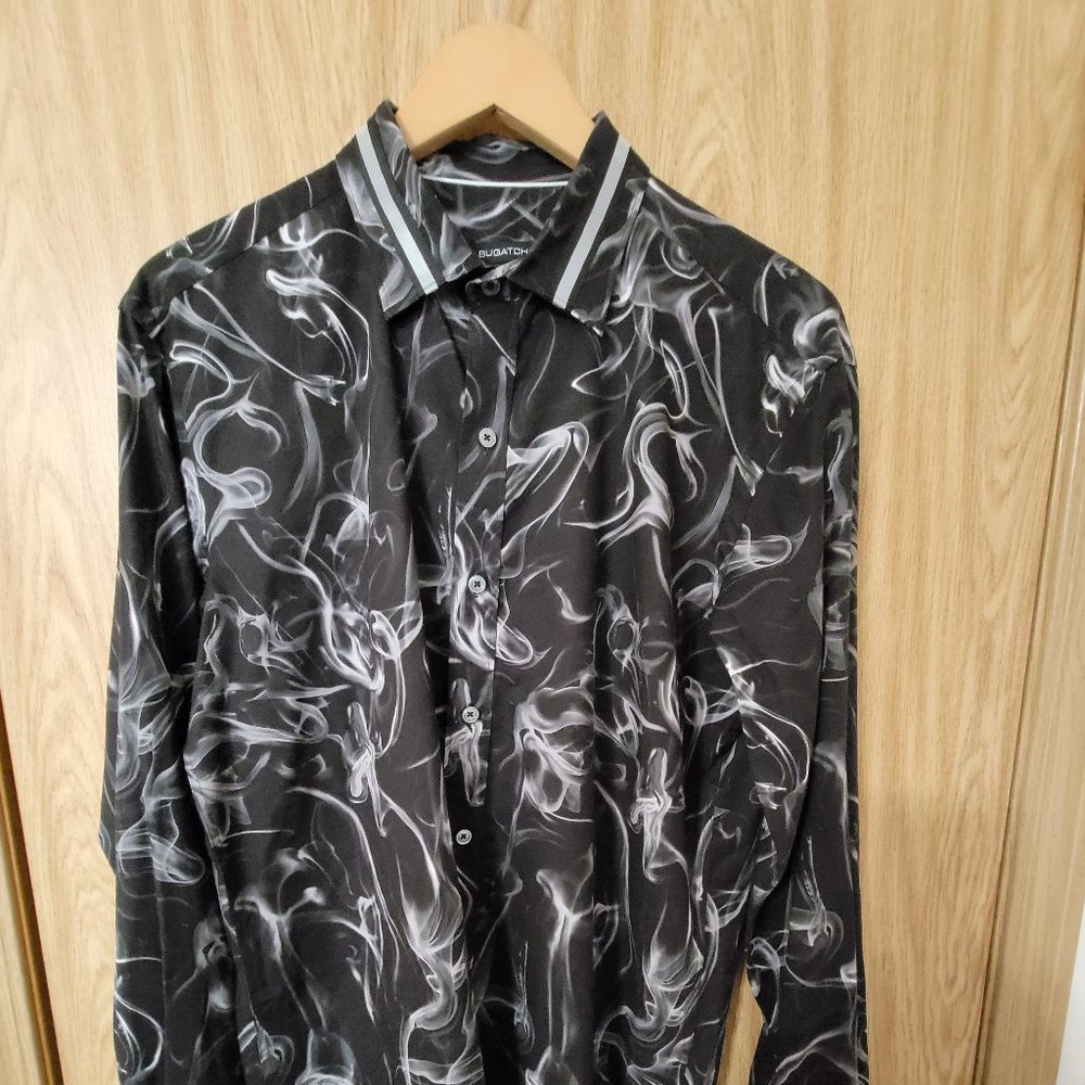 Bugatchi "Smoke" Button-up Shirt